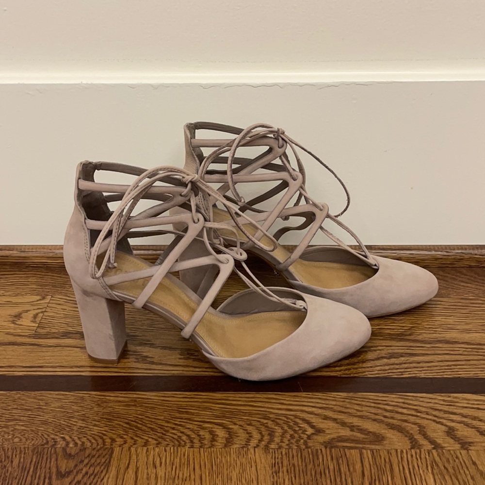 SCHUTZ Arya Lace-Up Pumps